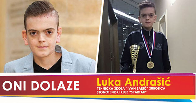 Preminuo Luka Andrašić, mladi as subotičkog i srpskog stonog tenisa