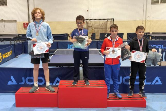 Stoni tenis: Uspešan nastup Spartaka u sve četiri uzrasne kategorije