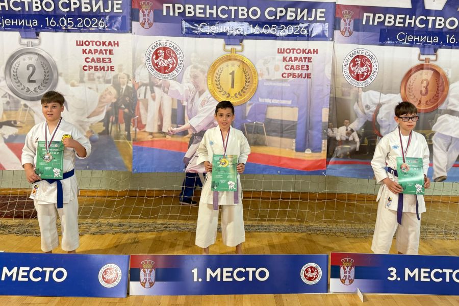 Karate: "Spartak Enpi" osvojio prvo mesto na Prvenstvu Srbije