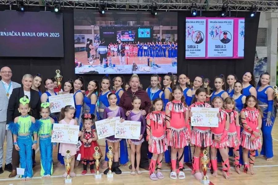 Mladi plesači „Starsa“ blistali na takmičenju: 11 zlata, gala veče i novčana nagrada