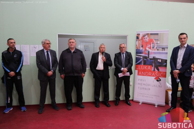 Stoni tenis: Održan 1. memorijalni turnir "Luka Andrašić"