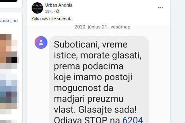 Uznemiravanje građana za vreme izborne tišine