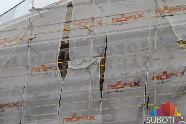 Otkrivanje prednjeg dela Narodnog pozorišta do kraja sedmice