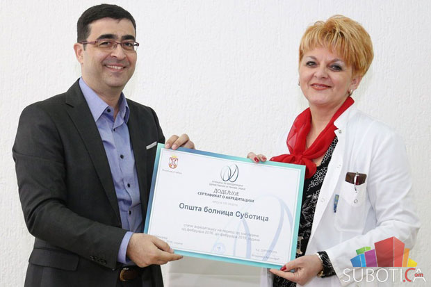 Opšta bolnica Subotica dobila akreditaciju