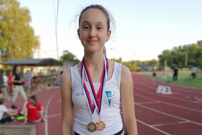 Atletika: Zapaženi rezultati Spartakovih pionirki na Prvenstvu Vojvodine u Sremskoj MItrovici