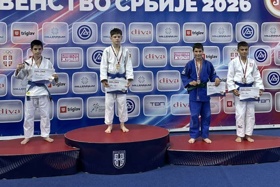 Džudo: „Mija i Zorka” zablistala na prvenstvu Srbije: zlato za Danila Lončarevića