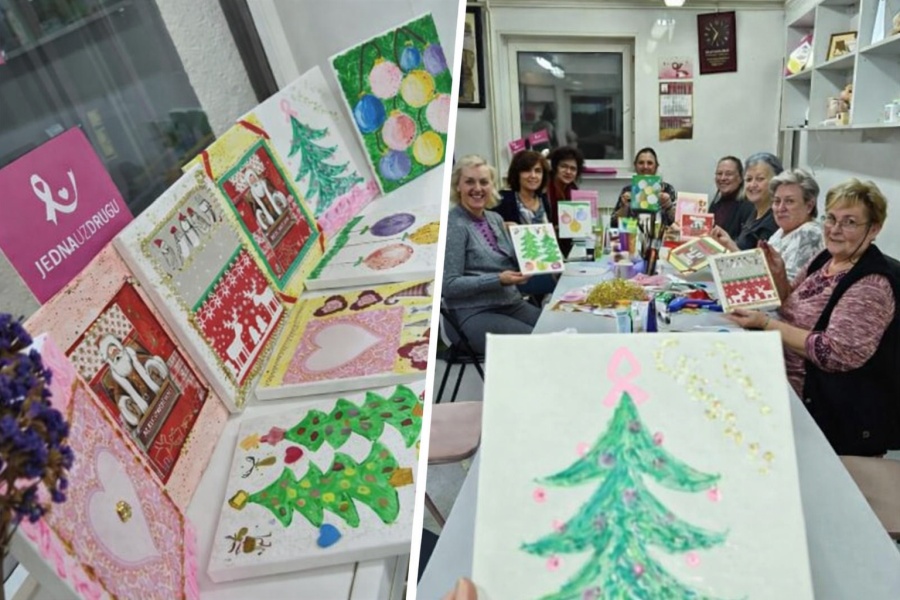 Najlepši pokloni su oni od srca: Udruženje „Jedna uz drugu“ uz žene na lečenju