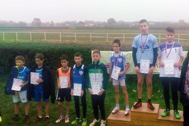 Izuzetan nastup mladih atletičara Spartaka na krosu RTS-a u Požarevcu