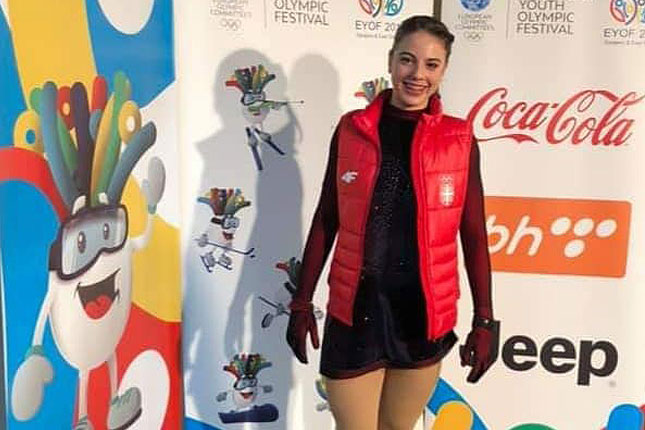 Klizanje: Leona Rogić ispunila normu za Svetsko prvenstvo i ostvarila lični rekord na EYOF-u