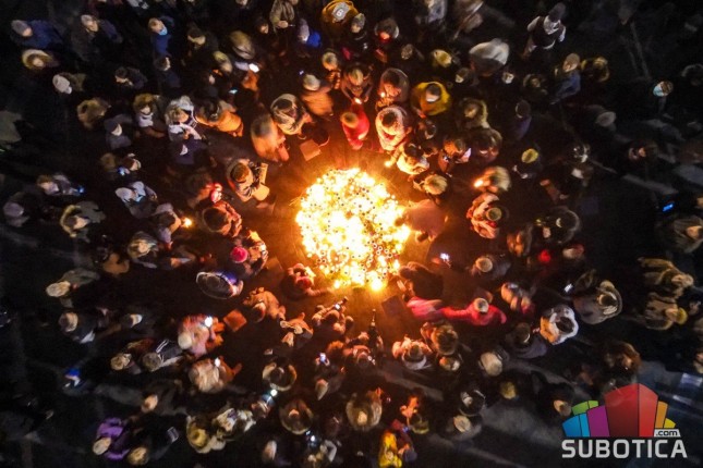 Oproštaj od Đorđa Balaševića kod Nove fontane