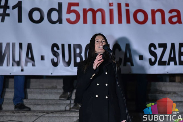 Na drugoj protestnoj šetnji "1 od 5 miliona" učestvovalo oko 500 građana