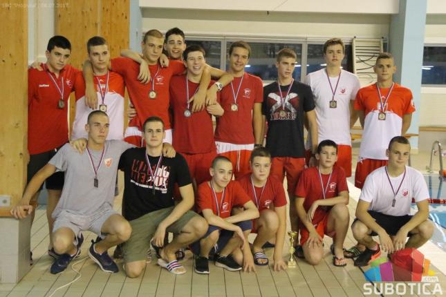 Vaterpolisti Spartak-Prozivke (U15) viceprvaci Srbije
