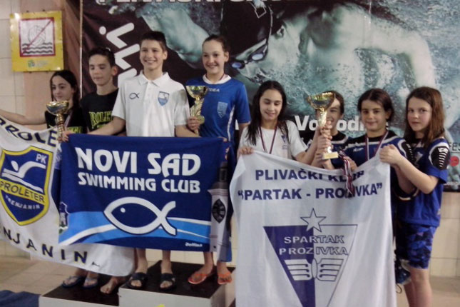 Plivanje: "Spartak-Prozivka" uspešan na Zimskom prvenstvu Vojvodine u Zrenjaninu