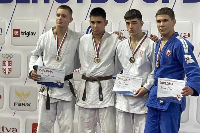 Džudo: Borojević treći na Državnom, 10 medalja za Spartak iz Beočina