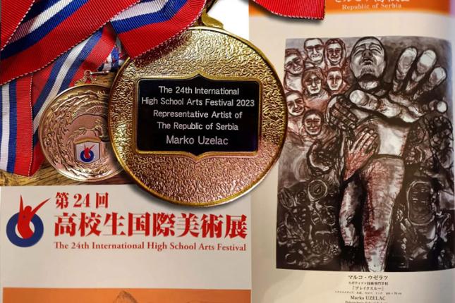 Učenik iz Subotice na Međunarodnom festivalu umetnosti učenika srednjih škola u Japanu