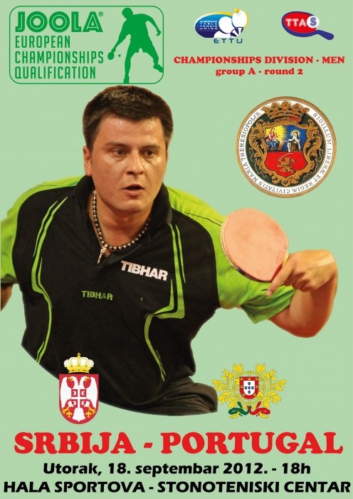 Stoni tenis: Joola kvalifikacije za ekipno prvenstvo Evrope 2013.