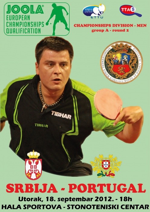 Stoni tenis: Joola kvalifikacije za ekipno prvenstvo Evrope 2013.