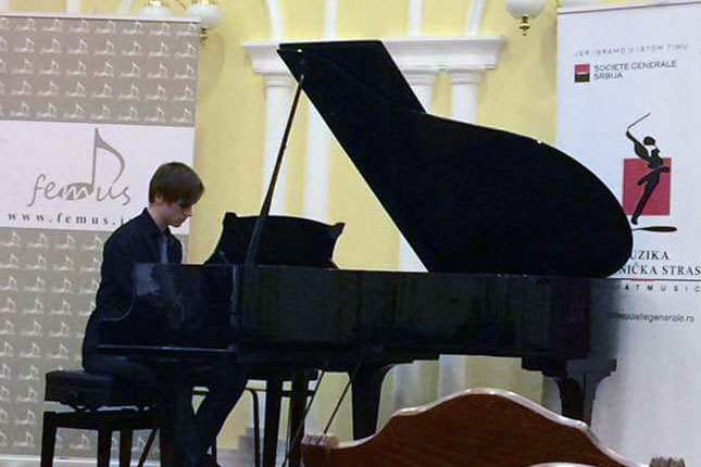 Oni dolaze: Pavle Zvekić, učenik Srednje Muzičke škole