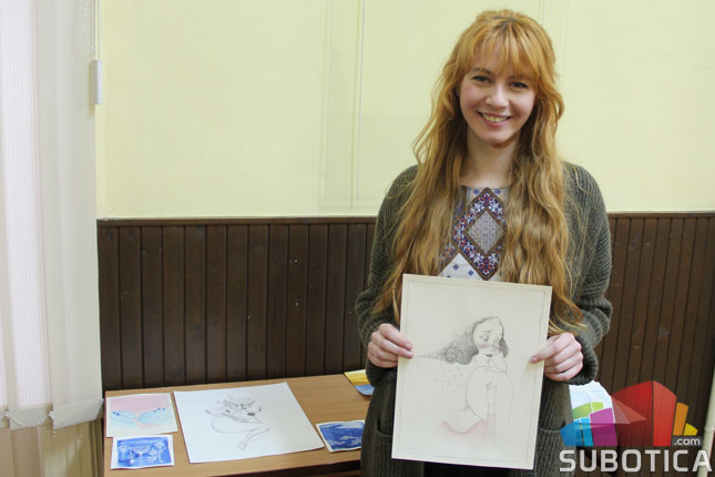 Oni dolaze: Ena Gergić i Blanka Jano, slikarke i učenice gimnazije "Svetozar Marković"
