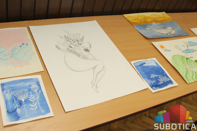 Oni dolaze: Ena Gergić i Blanka Jano, slikarke i učenice gimnazije "Svetozar Marković"