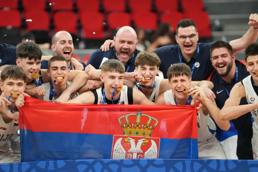 Košarka: Kadeti Srbije na krovu Evrope! Simjanovski među najboljima