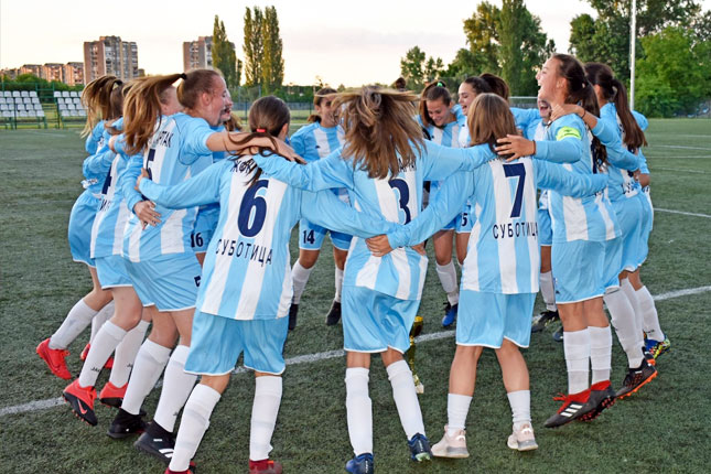 Fudbal: „Golubice“ šampionke Razvojne lige Srbije