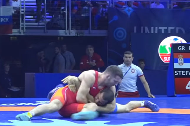 Rvanje: Štefanek u finalu planetarne smotre, popodne za zlato