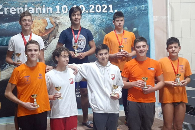 Plivanje: "Spartak Prozivka" treći u Zrenjaninu