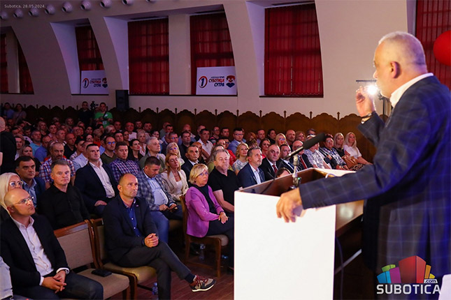 Održana završna konvencija koalicije "Aleksandar Vučić - Subotica sutra"