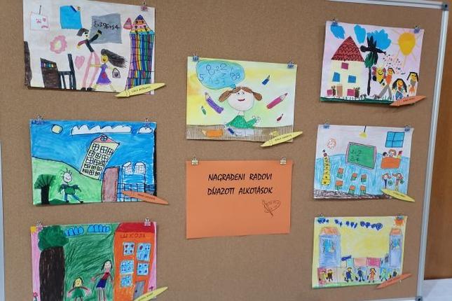 Deca predškolskog uzrasta izložila likovne radove u “Zmaju”