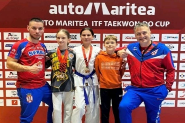 Mlada nada subotičkog sporta: Lena Avramov je evropski i svetski šampion u taekvondou