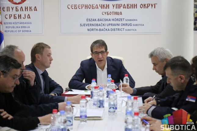 Održana vanredna sednica Okružnog štaba za vanredne situacije