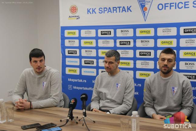 Košarka: Spartak dočekuje prvoplasiranu Vojvodinu u petak