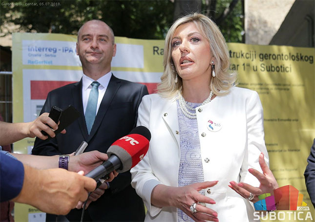 Ministarka Jadranka Joksimović obišla Gerontološki centar