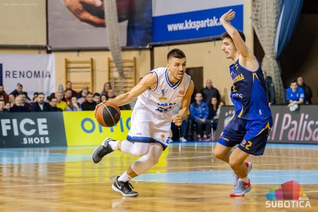 Košarka: Spartak pred ispunjenom halom savladao lidera KLS - novosadsku Vojvodinu (83:72)