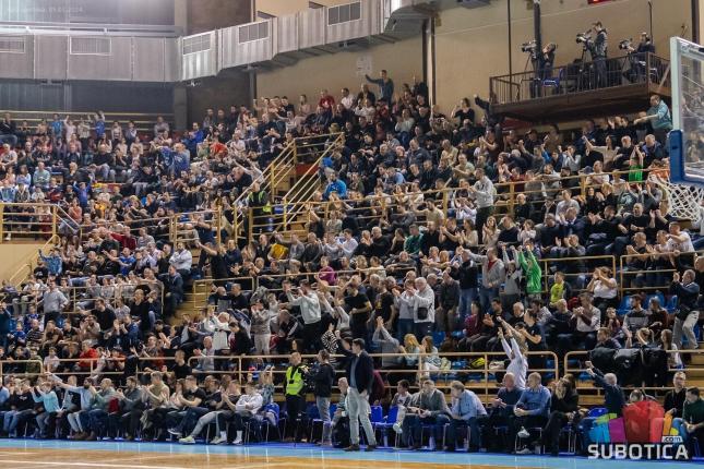 Košarka: Spartak pred ispunjenom halom savladao lidera KLS - novosadsku Vojvodinu (83:72)