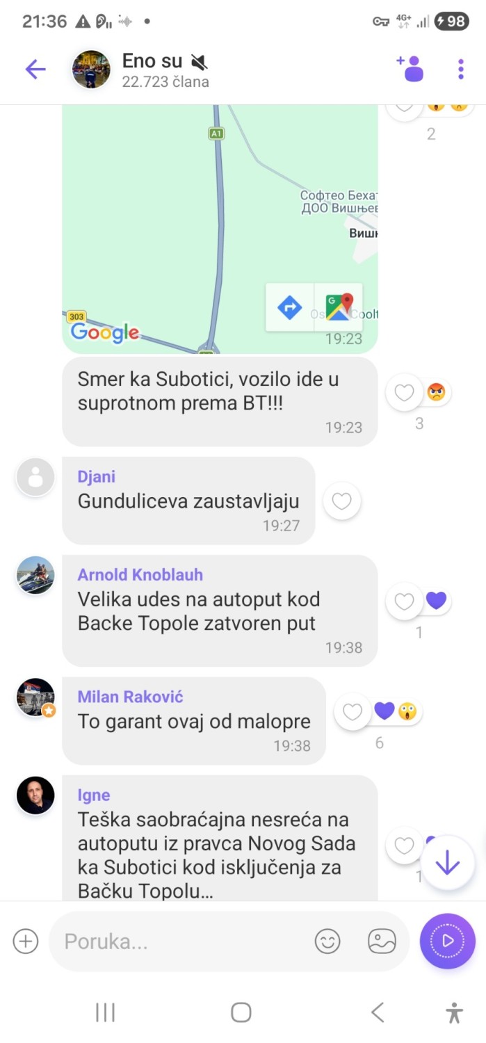 Teška saobraćajna nezgoda na auto-putu kod Bačke Topole, petoro povređenih - saobraćaj se preusmerava na petlju Feketić