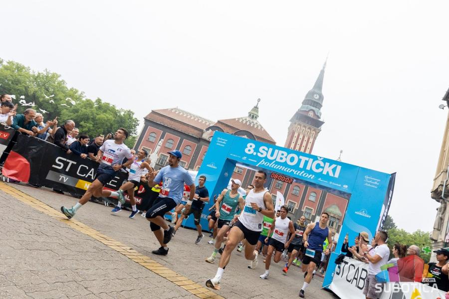 „Više od 1.500 učesnika na polumaratonu u Subotici – grad u znaku trčanja“