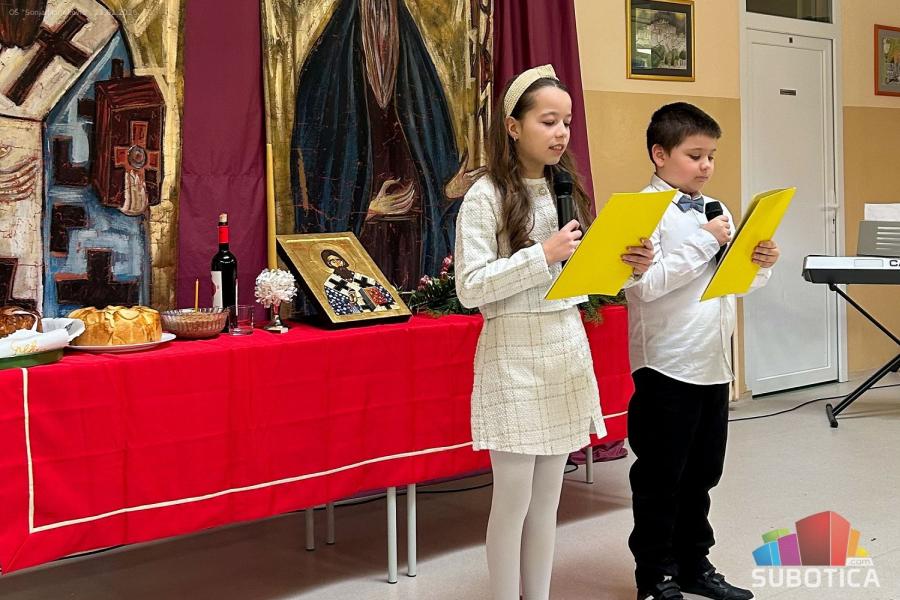 Svetosavska proslava u Osnovnoj školi "Sonja Marinković"