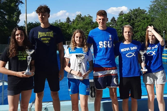 Plivanje: Juniori Spartaka prvi, pioniri drugi na Prvenstvu Vojvodine