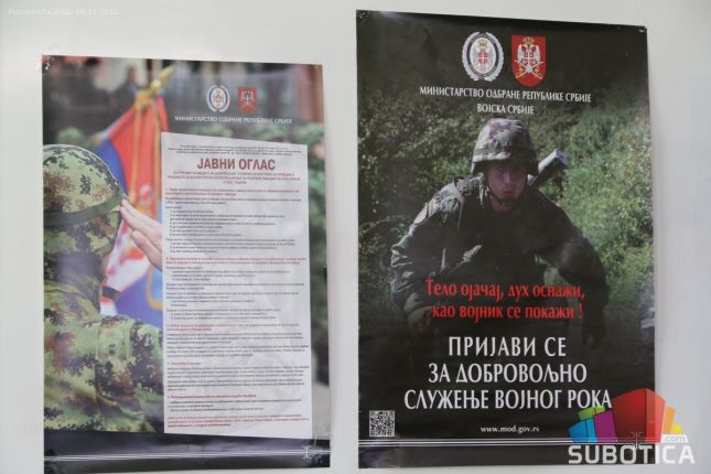 U toku prijave za dobrovoljno služenje vojnog roka