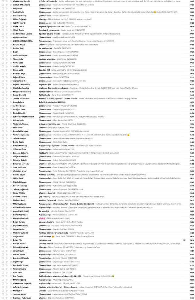 U toku prodaja ulaznica za fudbalsku utakmicu Spartak – Crvena zvezda