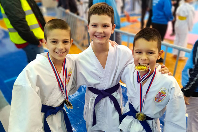 Karate: Takmičari Spartak Enpija osvojili 43 medalje i ekipno 2. mesto u Jagodini