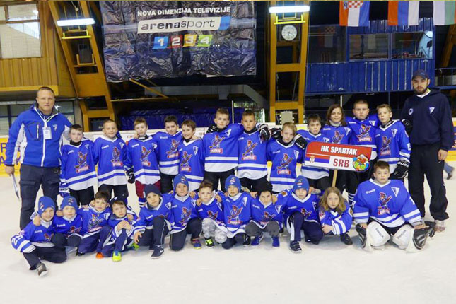 Mlađi hokejaši Spartaka ostvarili zapažene rezultate na turniru "Miodrag Šišić - Šile 2017"