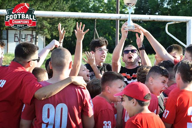Američki fudbal: "Gorillas Subotica" državni je prvak "U15 Fleg lige"