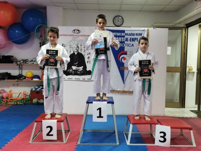 Karate: "Spartak Enpi"  za vikend održao takmičenje i polaganje za zvanja