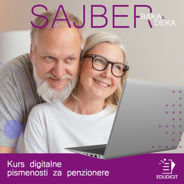 Centar "EduDigit" organizuje kurs za digitalnu edukaciju penzionera, prijave u toku