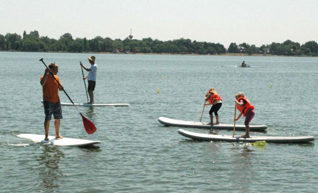 Vikend, lepo vreme i palićka "plaža"