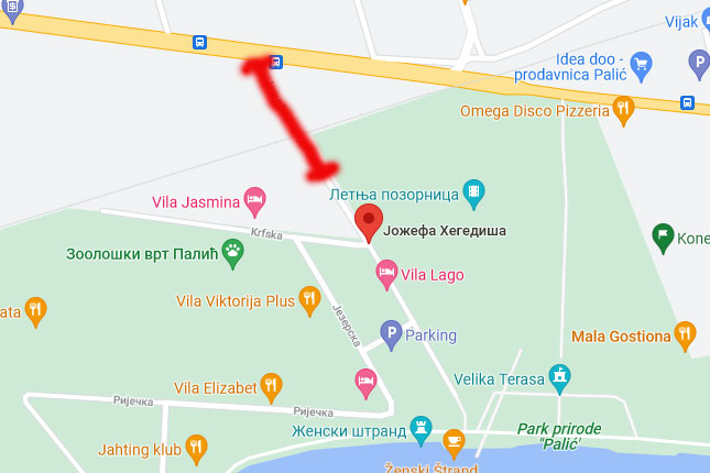 U četvrtak zatvorena za saobraćaj ulica Jožefa Hegediša na Paliću