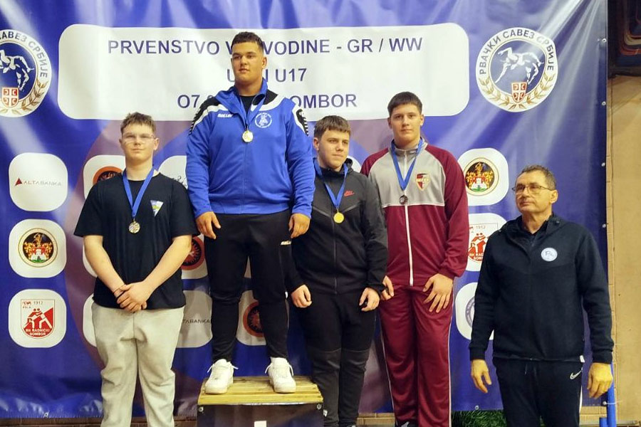 Rvanje: Spartak osvojio 11 medalja na Prvenstvu Vojvodine